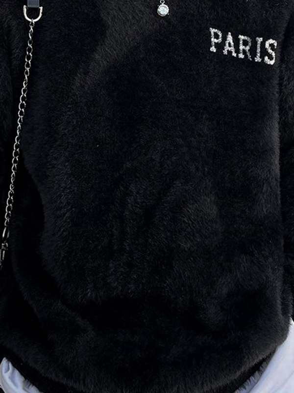 Sudadera de felpa de jacquard con tigre para hombre-1